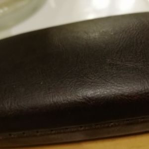 Eye Glass Case. Vinyl. Vintage. Brown.